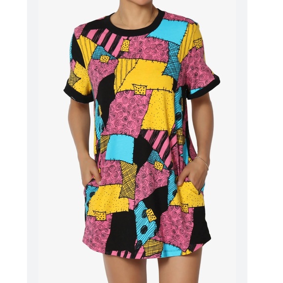 Sally nightmare before Christmas T-Shirt Dress - Picture 1 of 7